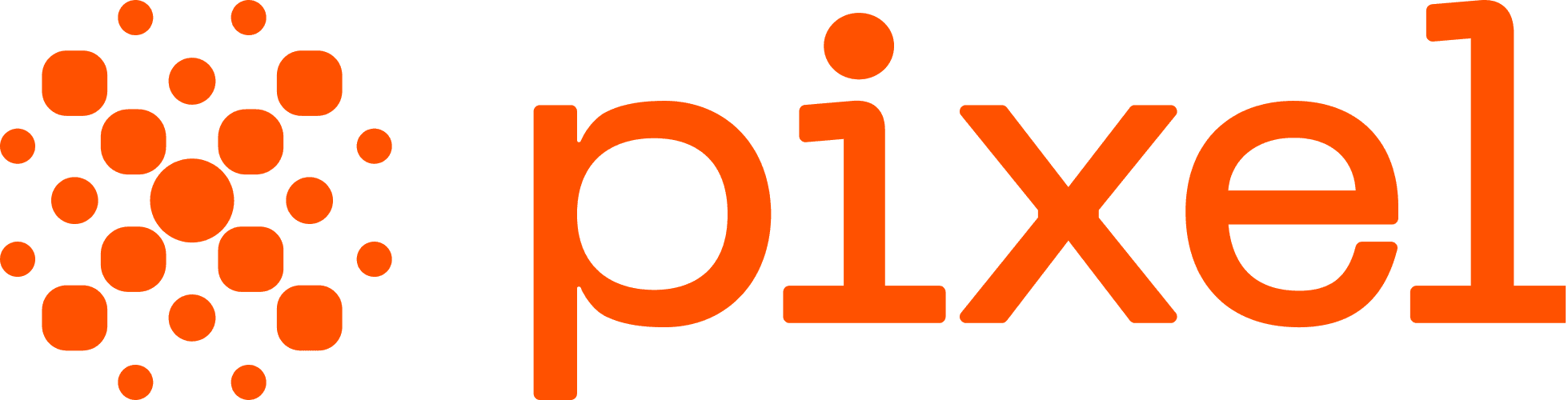 Pixel Logo Orange